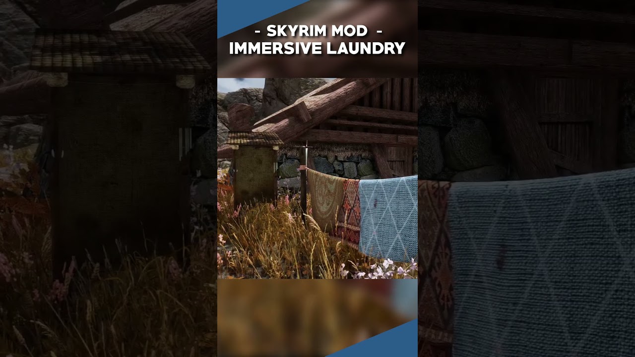 Who Knew Skyrim Laundry Can Be So IMMERSIVE??