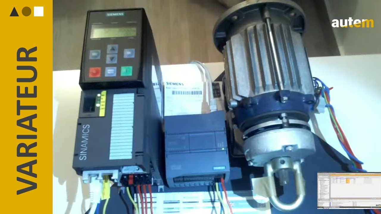 Ep 2 - G120 Variateur Moteur (partie 1) : Paramétrage en 6 étapes #LIVE Atelier