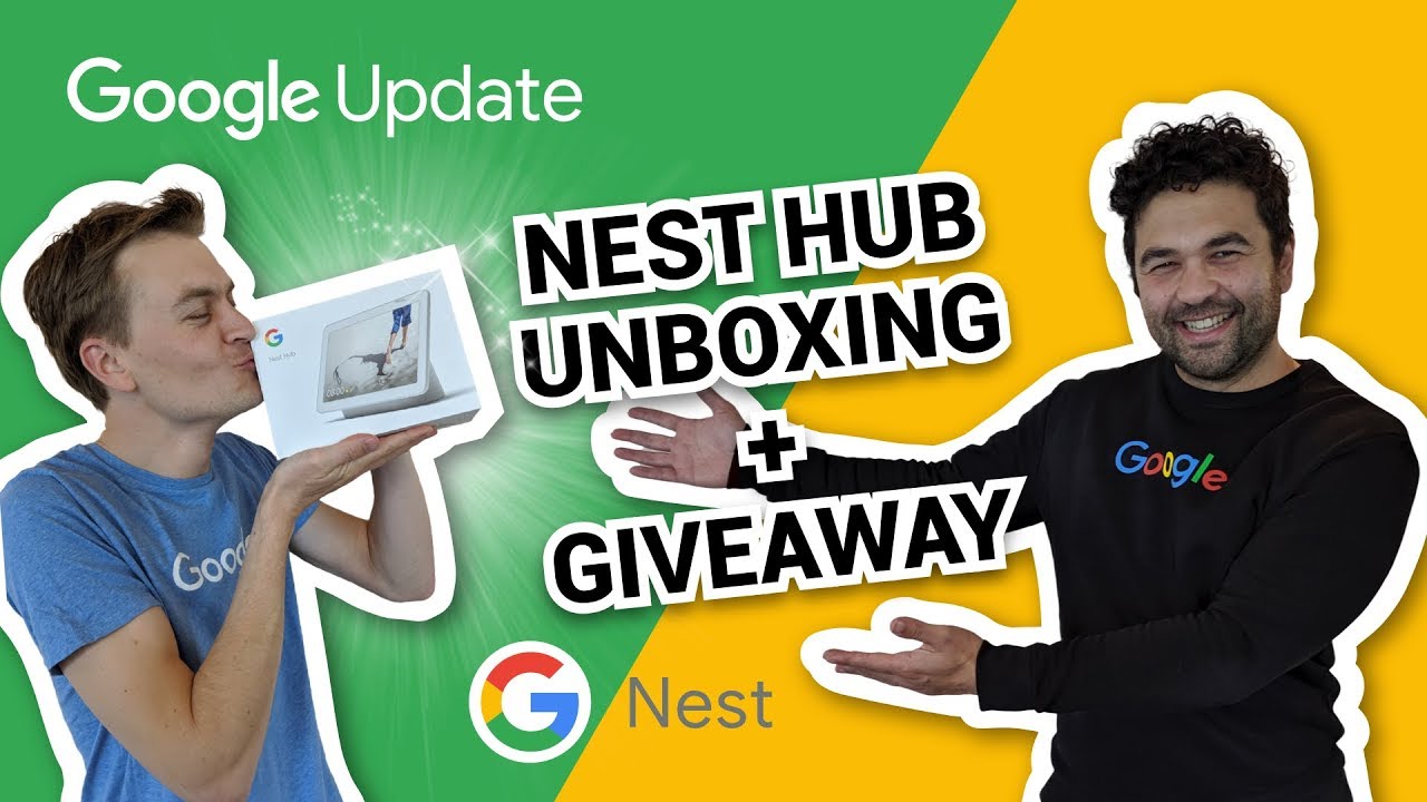 NEST HUB UNBOXING + GIVEAWAY! - Google Update 1.5