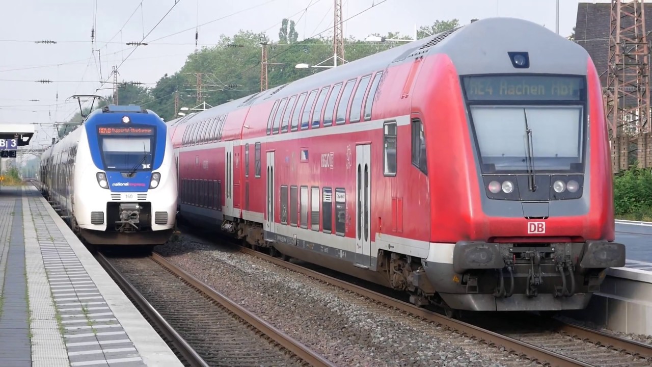 Züge  in Wuppertal vohwinkel mit ICE 4 Br 110 1440 442 146 422 111 420 101 403 402 187