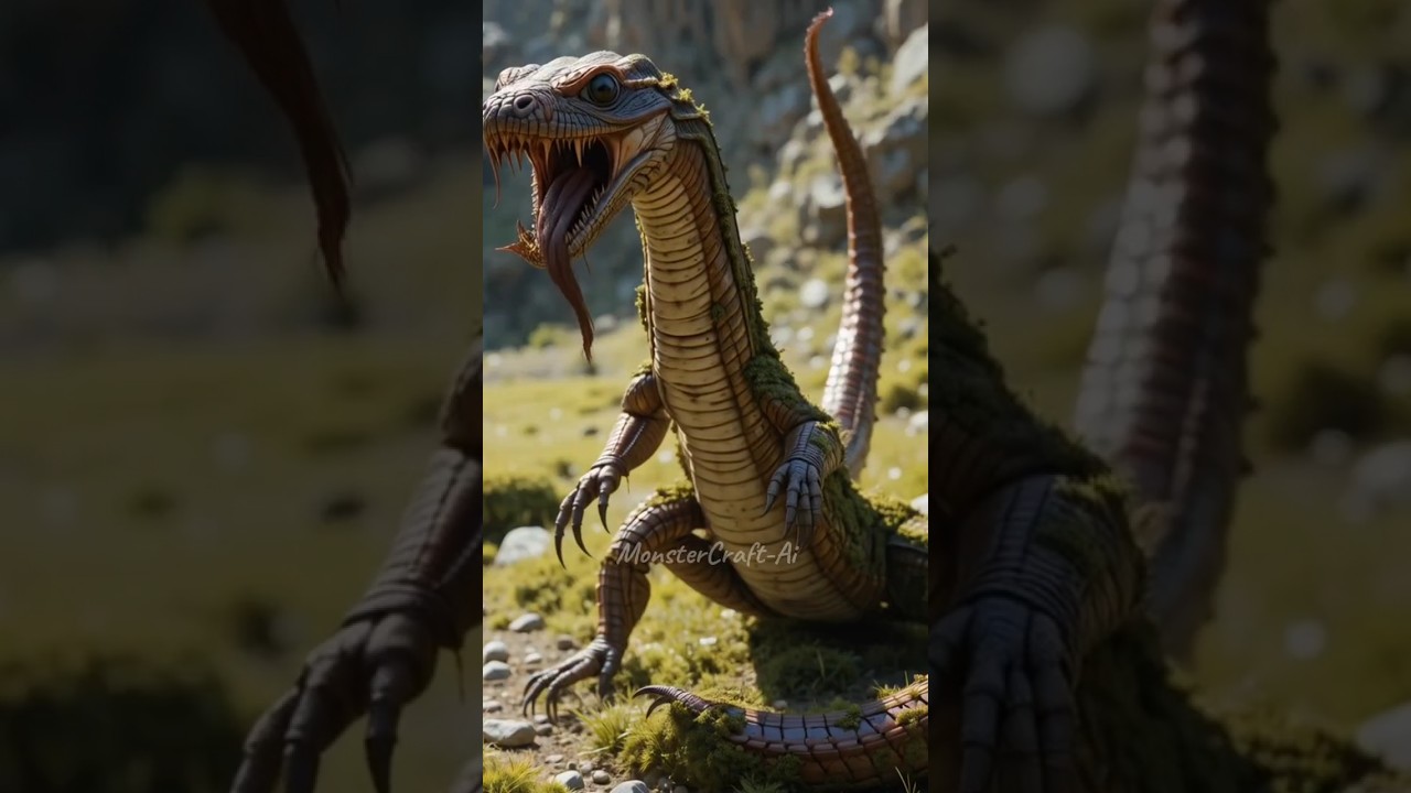 Ai | Monster |  Ancient Lizard Appears in the Wild.