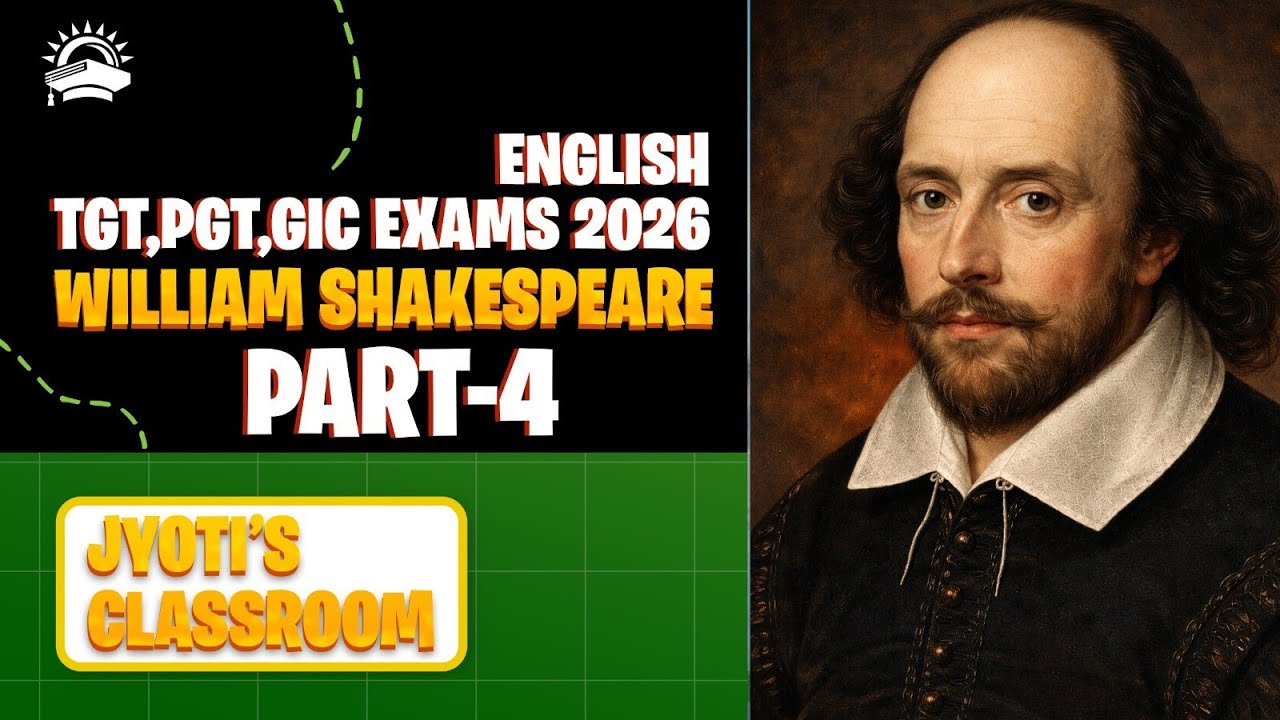 Part 4 |William Shakespeare |MCQS |#youthcompetitiontimes #pyqs #tgtpgtexam #giclecturerenglish 