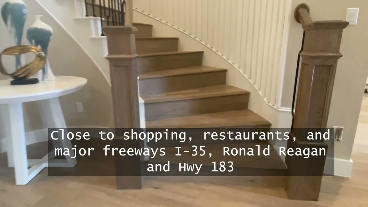 Harrison: Beautiful Spacious 2-Story, 5 Bedroom, 4.5 Bath Home in Bluffview Reserve in Leander