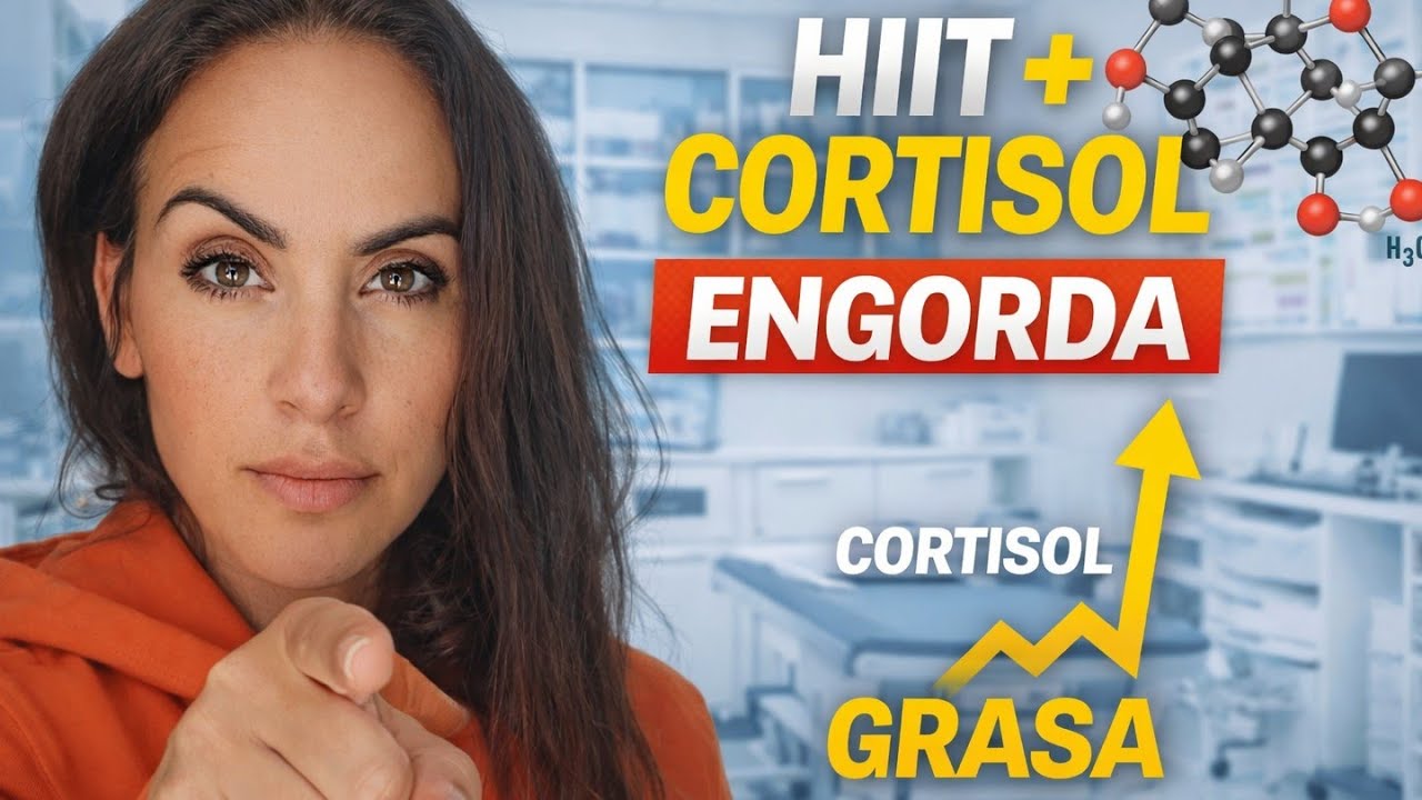 Si tienes estrés crónico y cortisol cómo consecuencia:  Entrenar te va a engordar. 