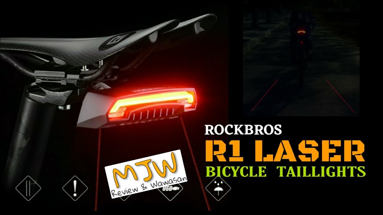 Rockbros R1 Laser Lampu Sepeda dengan Remot Control Wireless Review by Mas Joko Wali