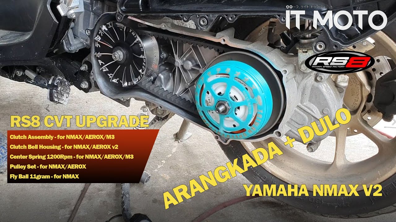 RS8 | CVT Upgrade and Test Run! | I.T MOTO