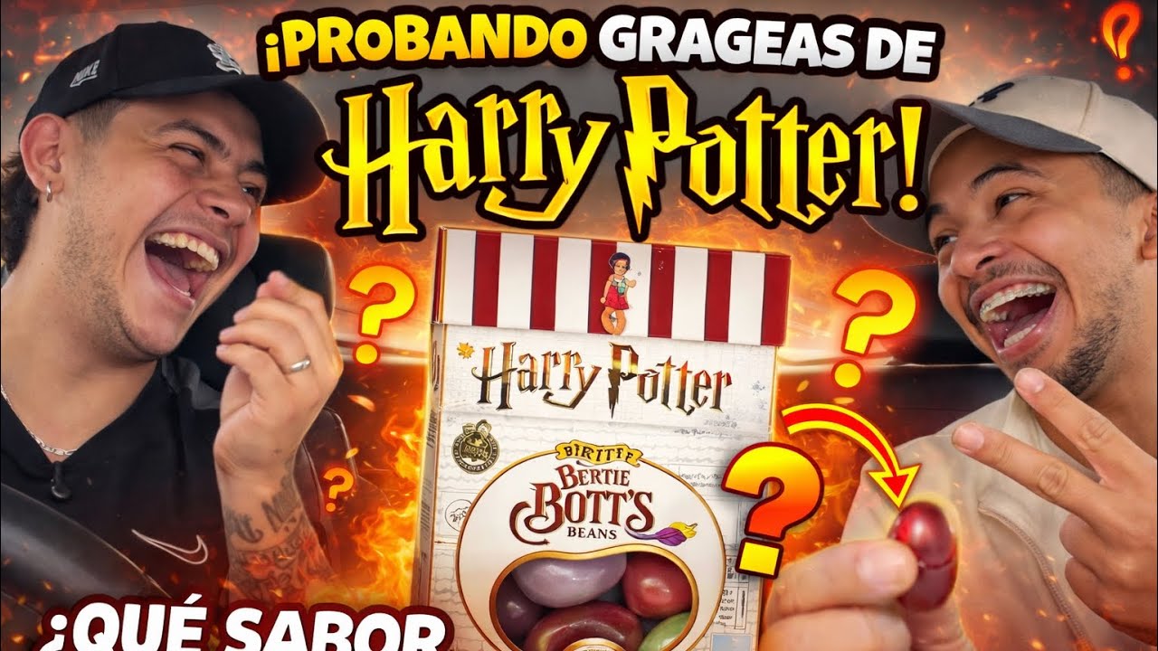 Probando las grageas de HARRY POTTER😧🤢// Gallegox