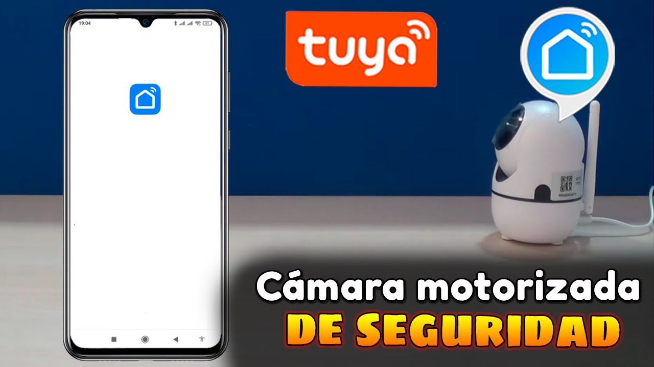Cámara motorizada de seguridad compatible Tuya Smart con APP Smart Life ✅
