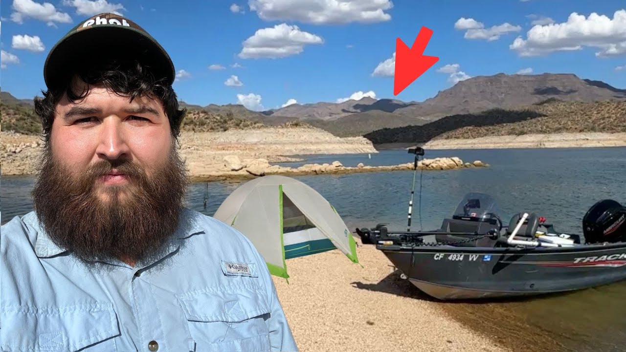 Solo Overnight Fishing & Camping at a Desert Lake