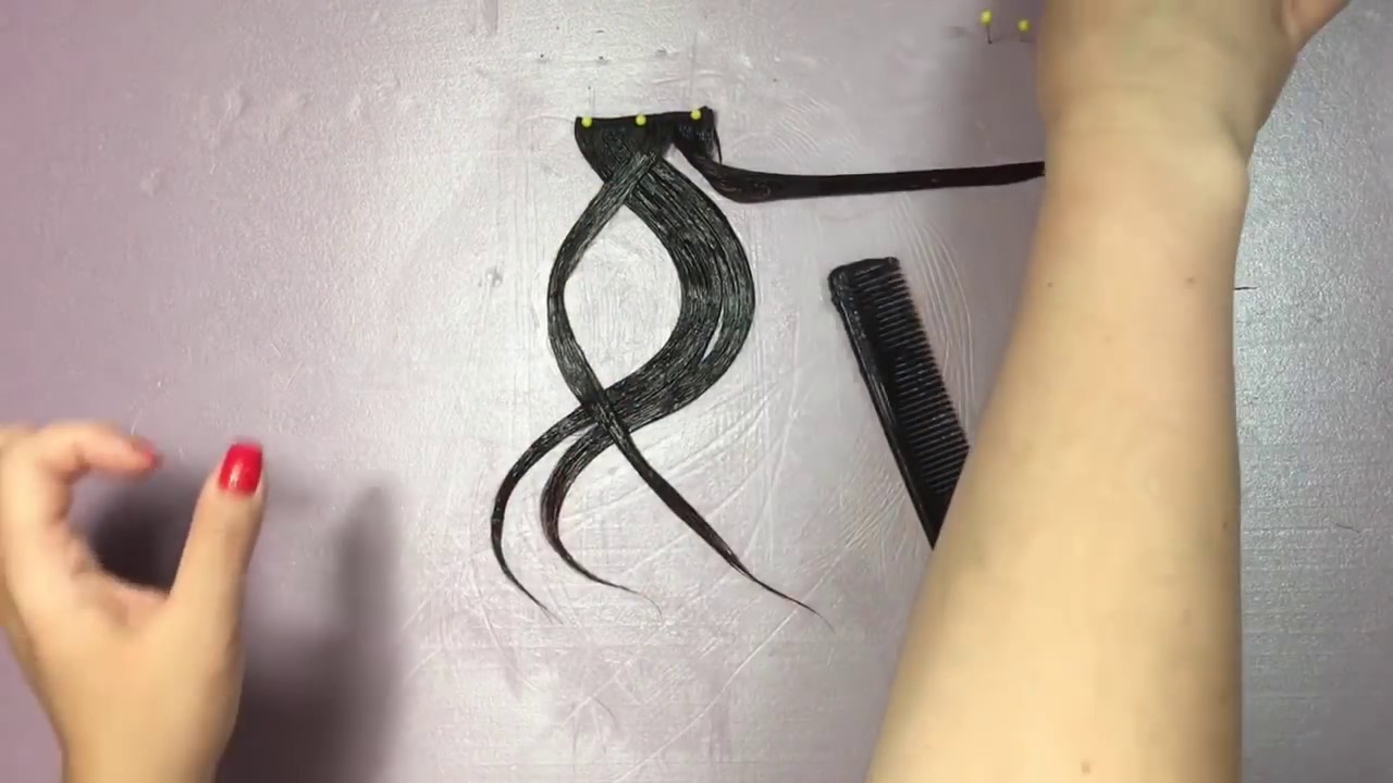 How to make a hairpiece for UpDo