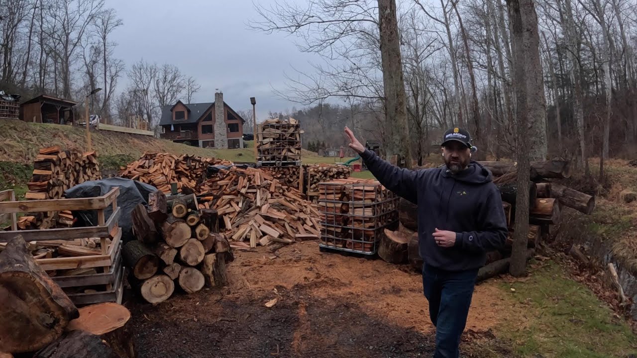 My Complete Firewood Storage System!
