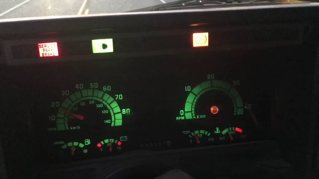 3126 CAT Straight Pipe 0-60mph take off