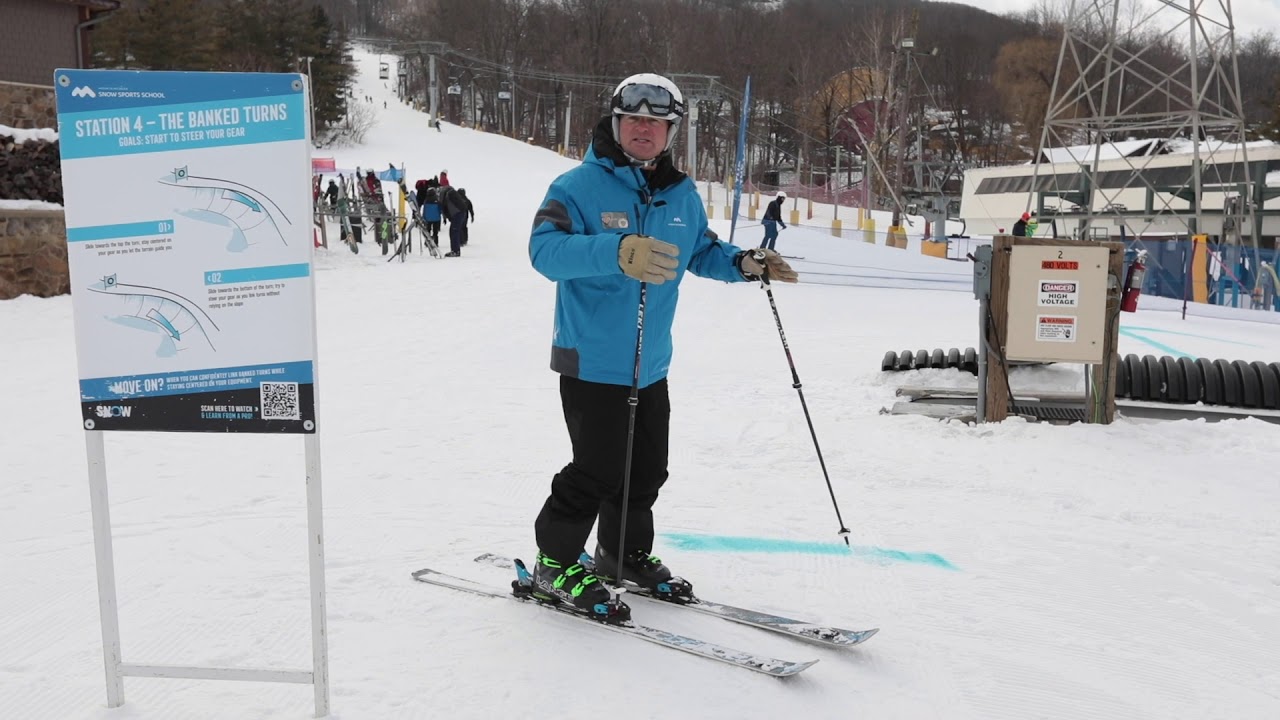 Terrain Based Learning - Ski Station 4 - The Banked Turns