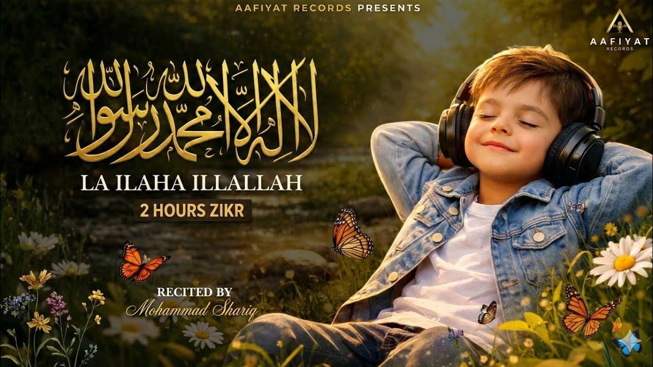 Daily Zikr: La Ilaha Illallah for Mind Relaxation & Blessings | 2 Hours Zikr  | Mohammad Shariq
