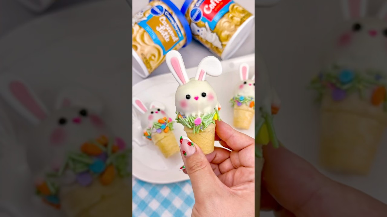 Easter cake pops 🐰💕 #easter #easterrecipes #bunny #cakepops #treats #chocolate #cake #cupcake