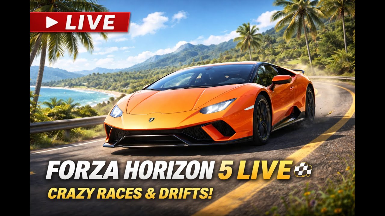 🔴 FORZA HORIZON 5 LIVE 🔥 Insane Races & Crazy Drifts!