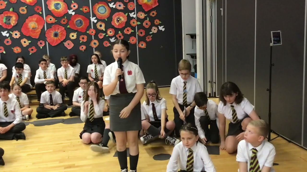Primary 7 Remembrance Assembly 2023