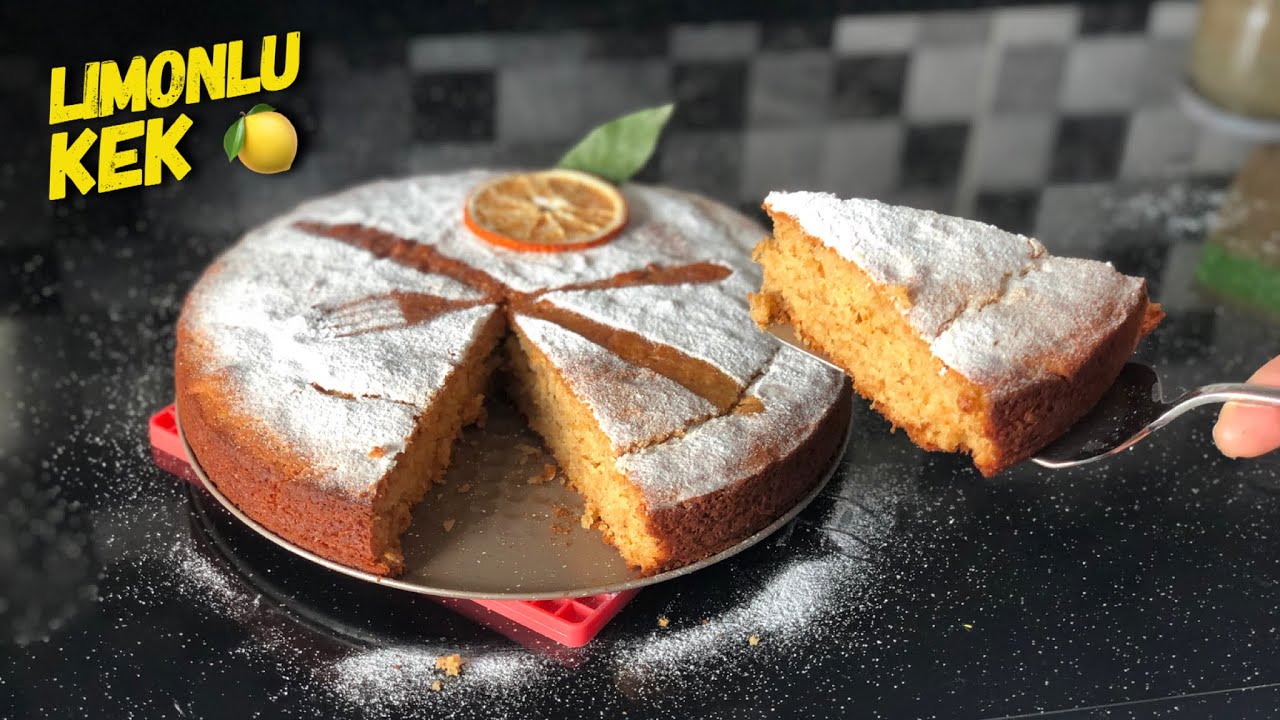 NEFİS VEGAN LİMONLU KEK TARİFİ 🍋
