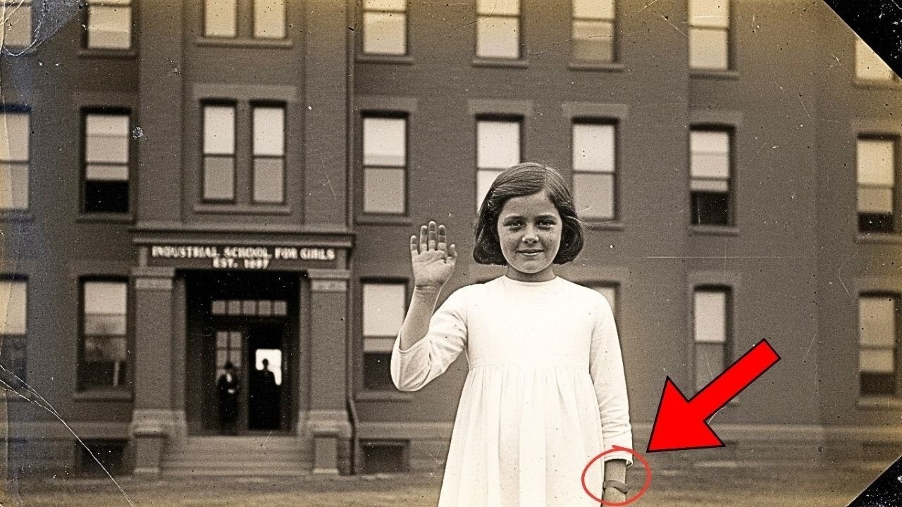 Эта фотография 1909 года, на которой девушка машет рукой, выглядела невинной — пока реставрация н...