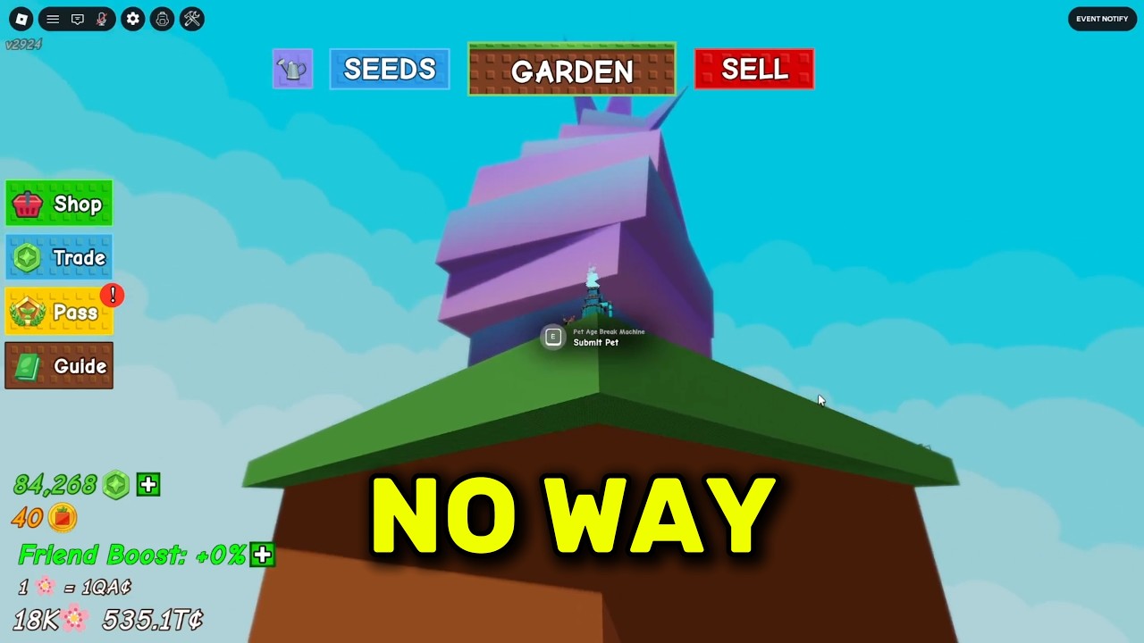 THIS UPDATE IS SO EASY | Grow a Garden