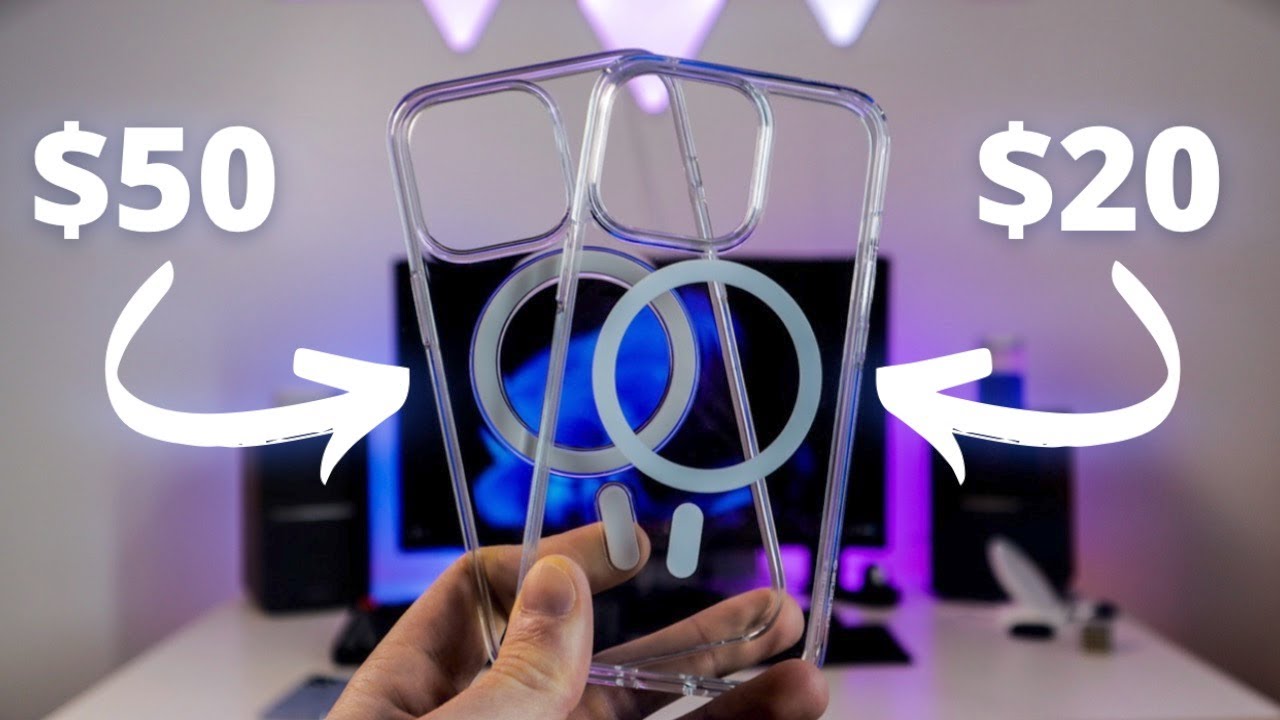 Чехол Apple Clear MagSafe Case против Spigen Ultra Hybrid (стоит ли он своих денег?)