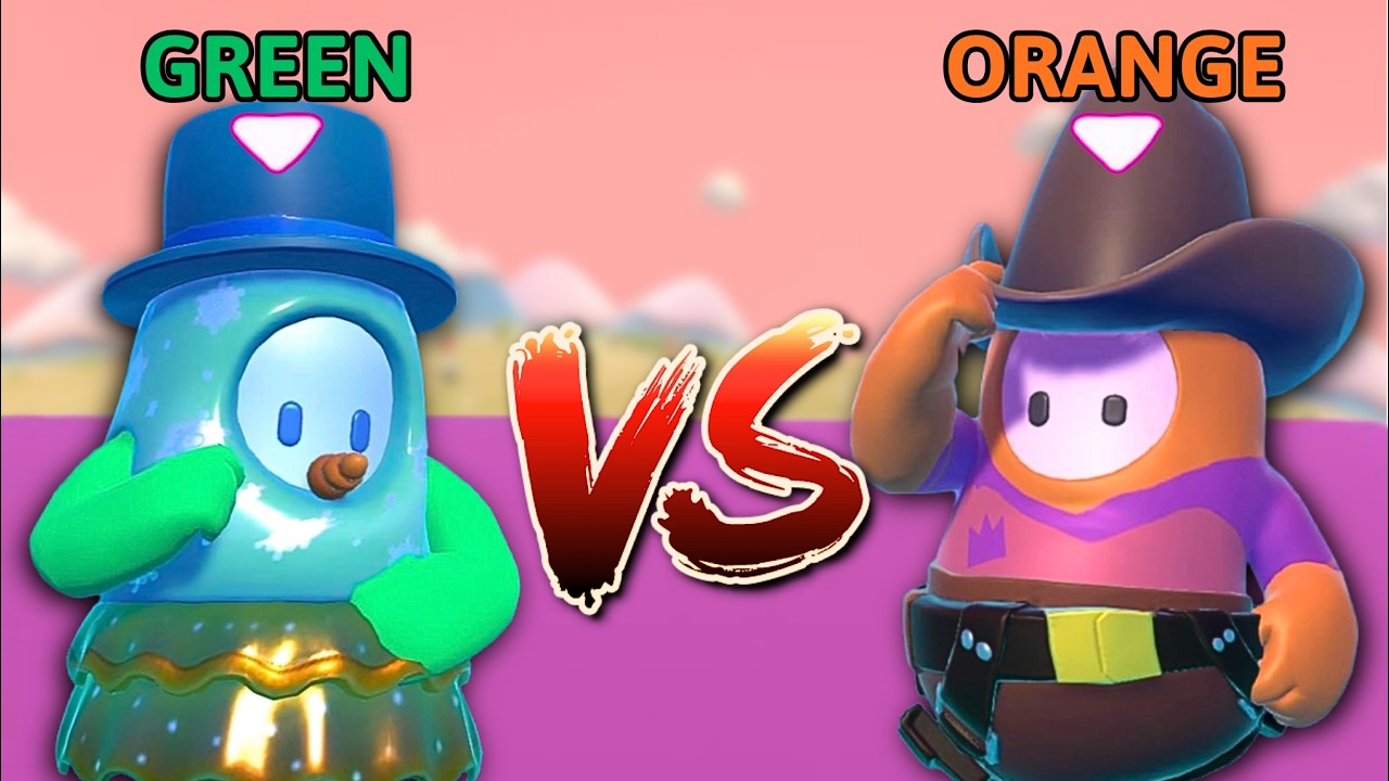Fall Guys Color War Customs Vs. DietAngel! 8,300+ Crowns