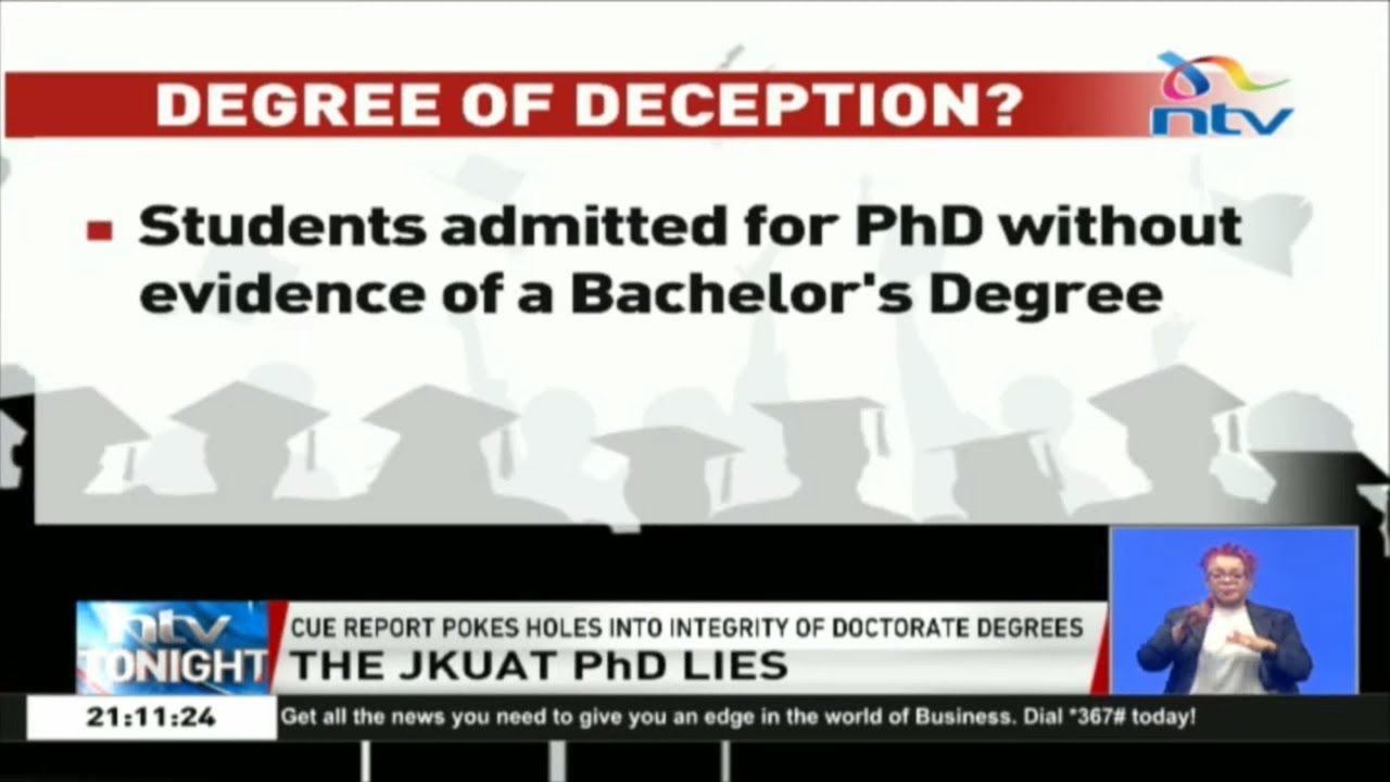 Commission report pokes holes into integrity of 118 PhDs from JKUAT
