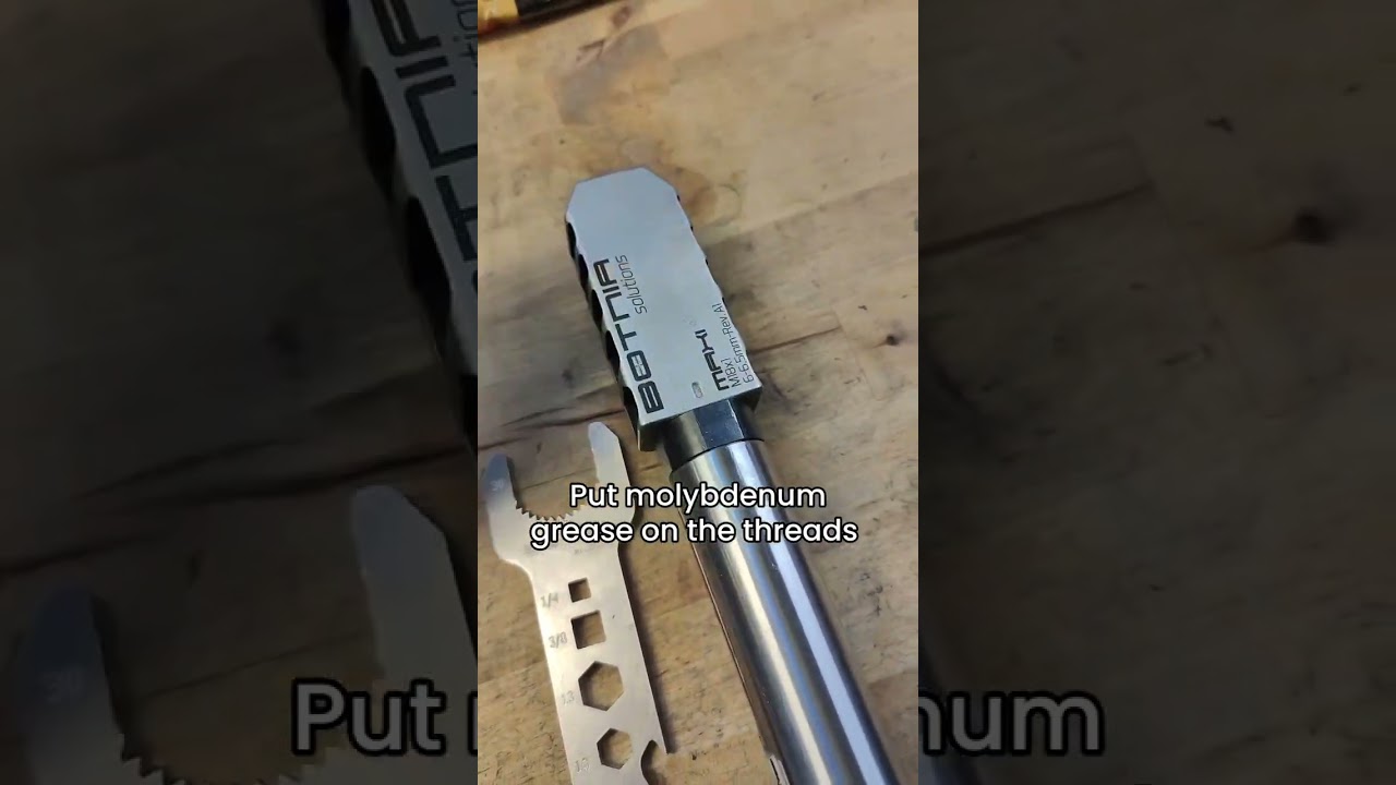 How to mount a muzzlebrake