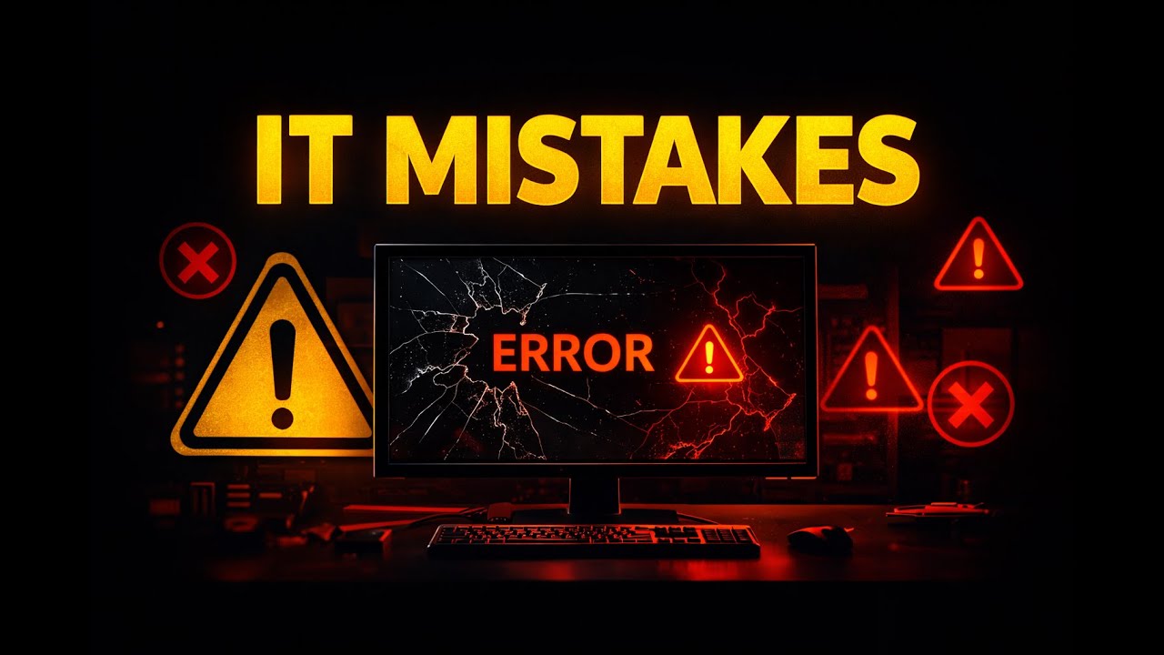 10 IT Mistakes Newbies Always Make (Fix These!)
