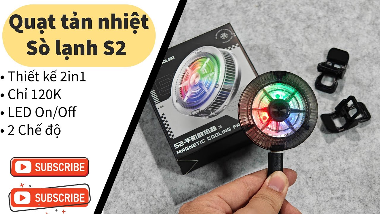 Tản nhiệt sò lạnh S2 - Phá đảo thế giới ảo với chỉ 120K