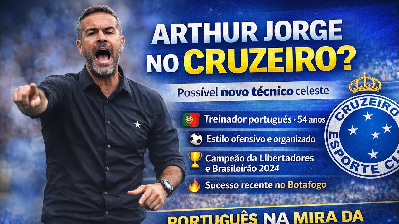 Será Arthur Jorge ? Novo técnico do Cruzeiro ? 