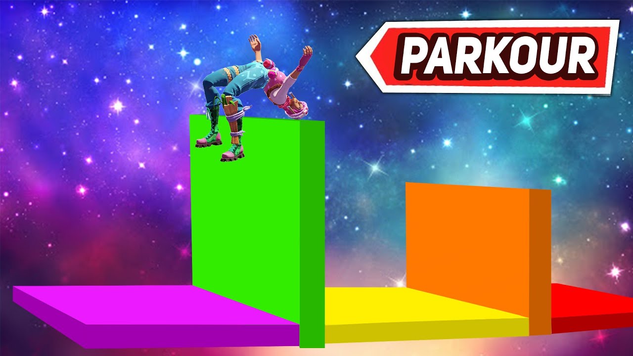 *PARKOUR ARCOIRIS EN EL ESPACIO* FORTNITE CREATIVO