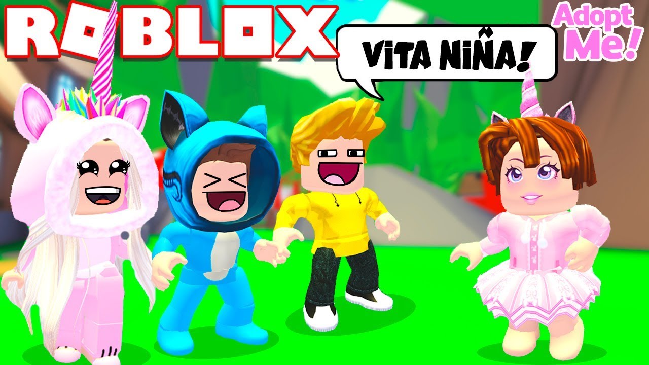 *NUEVO RETO* VITA PERDIÓ y se VISTIÓ de NIÑA! 😭 *Adopt me retos* ROBLOX BEBE MILO y BEBE CLAR 🍫I