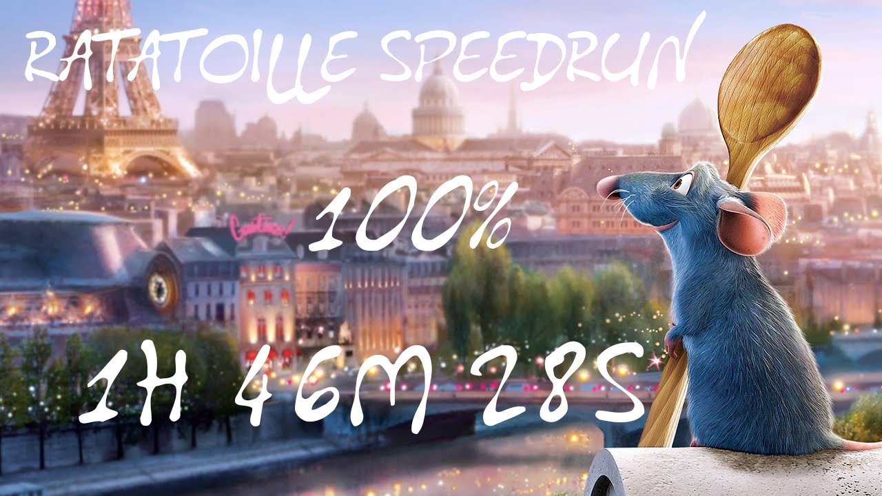 [Former WR] Ratatouille Speedrun 100% - 1h46m28s (1h49m50s)