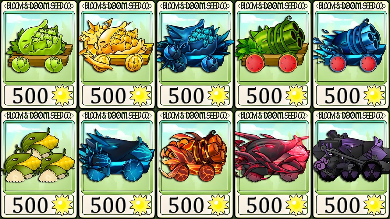 PVZ Fusion 3.4 Challenge - All CANNON Plants Fusion Showcase!
