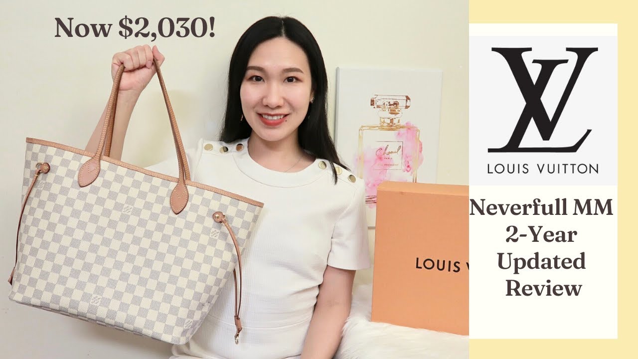 LV DAMIER AZUR NEVERFULL MM ОБНОВЛЕННЫЙ ОБЗОР ЗА 2 ГОДА: ИЗНОС, ИЗНОС, ПЛЮСЫ И МИНУСЫ. СТОИТ ЛИ О...
