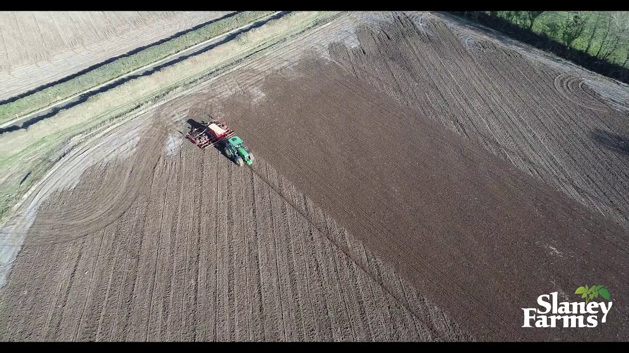 Slaney Farms Sowing Winter Wheat in Enniscorthy Co Wexford - Nov 2017