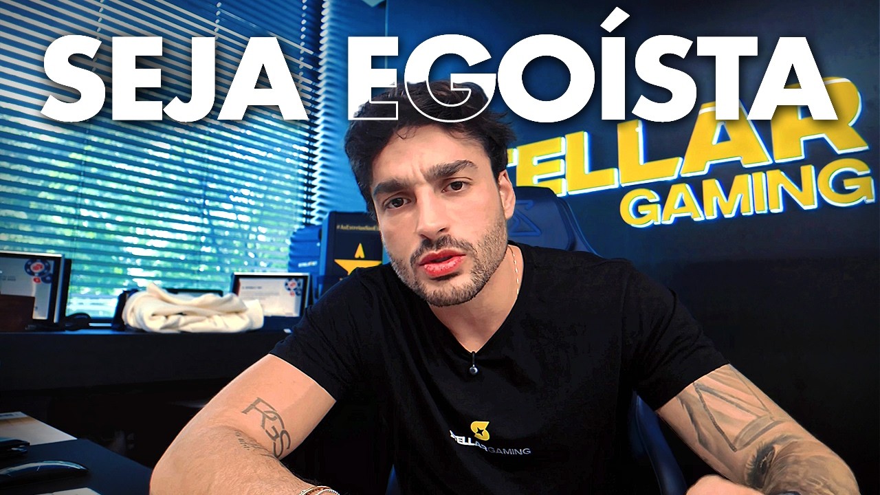 POV: Seja ego&iacute;sta. &Eacute; assim que voc&ecirc; vai prosperar, copo cheio transborda!