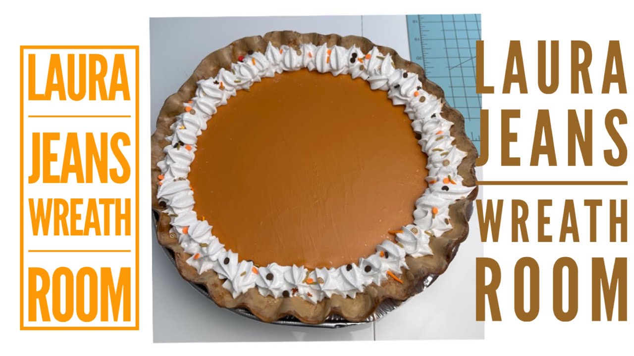How to make a fake pumpkin pie using a Dollar tree Candle