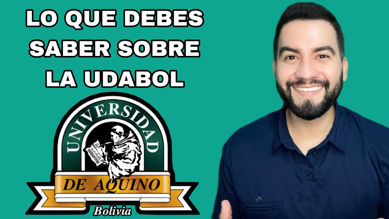 LO QUE TIENES QUE SABER DE LA UDABOL / UNIVERSIDAD DE AQUINO BOLIVIA / MEDICINA | DR. DAVID CAMPOS