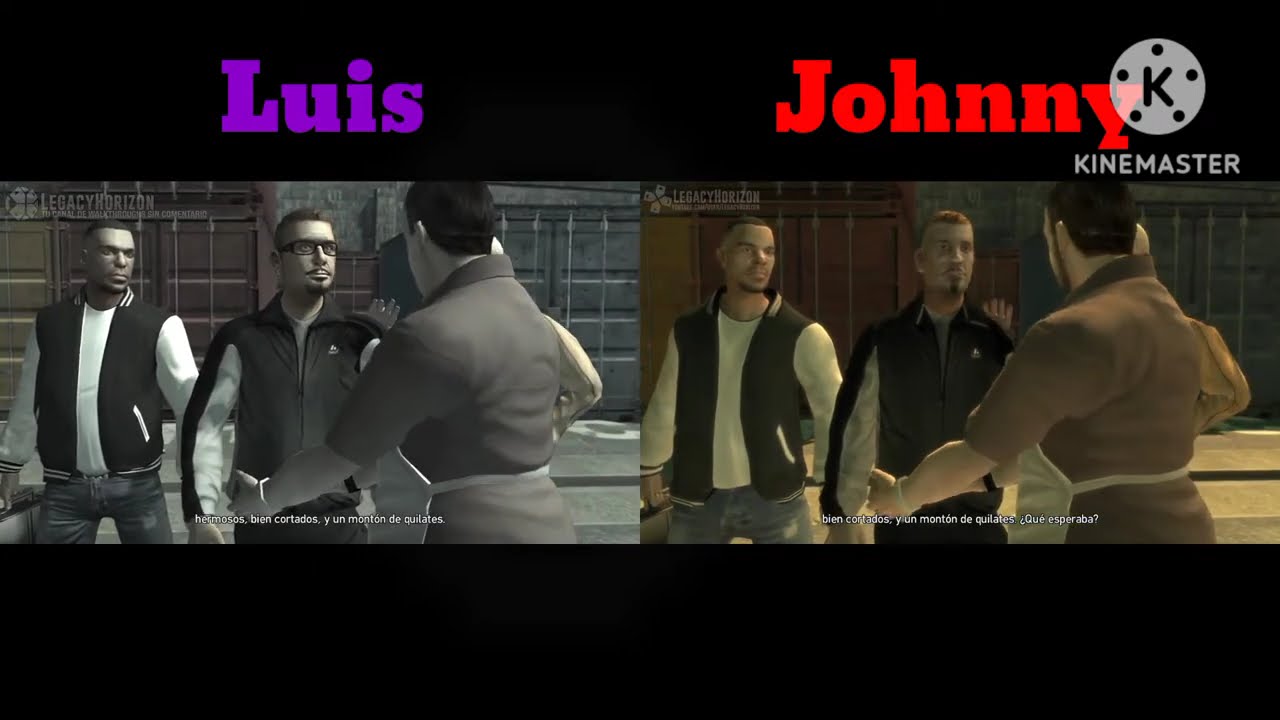 Todos los encuentros entre Niko Bellic, Johnny Klebitz y Luis Lopez