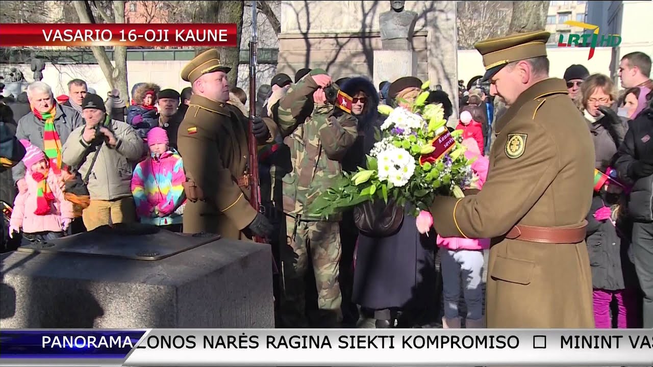 Vasario 16–ąją, Kaune vyko Lietuvos tautinio sąjungos organizuojamos eitynės (2015 02 16) HD