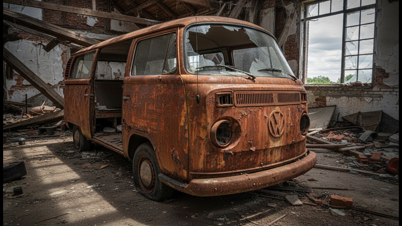 ASMR Car Restoration! 1976 Volkswagen Type 2 Full Restoration