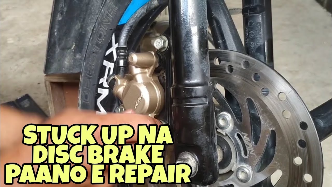 Paano Ayusin ang STUCK-UP NA DISC BRAKE (XRM125 motard)