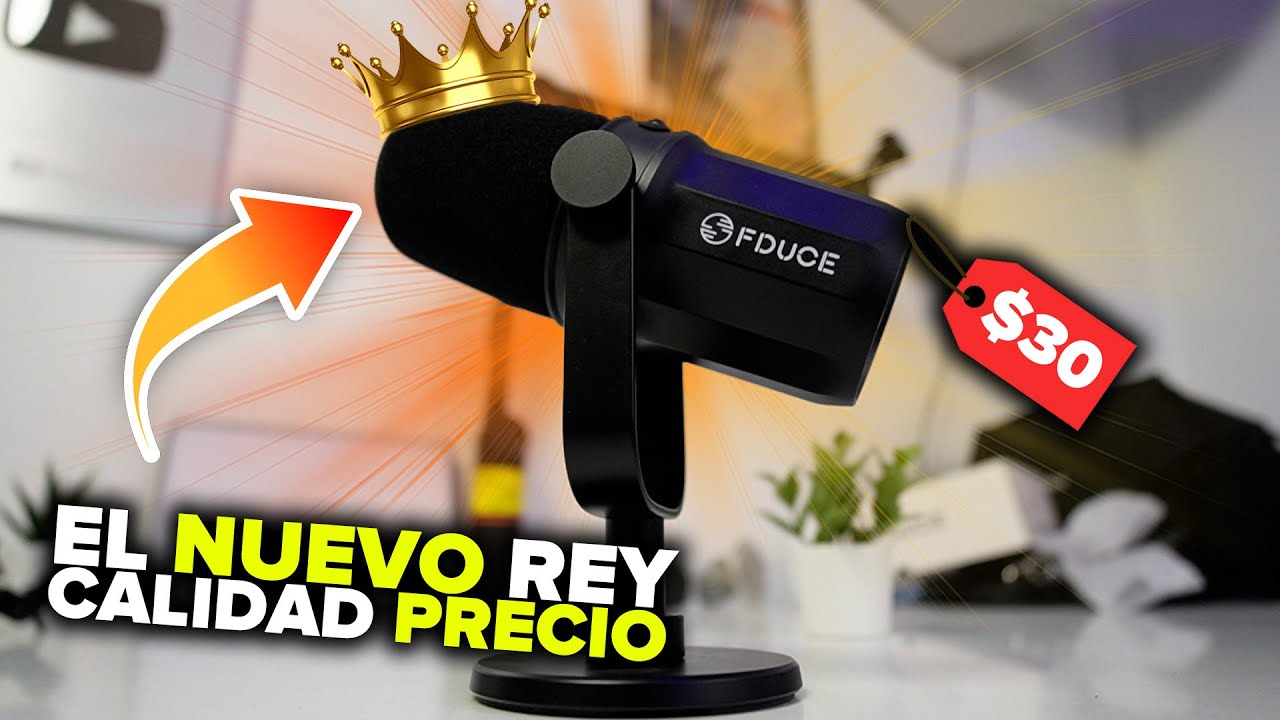 EL MICROFONO REY DE LA CALIDAD PRECIO PARA STREAMS PODCAST O VIDEOS