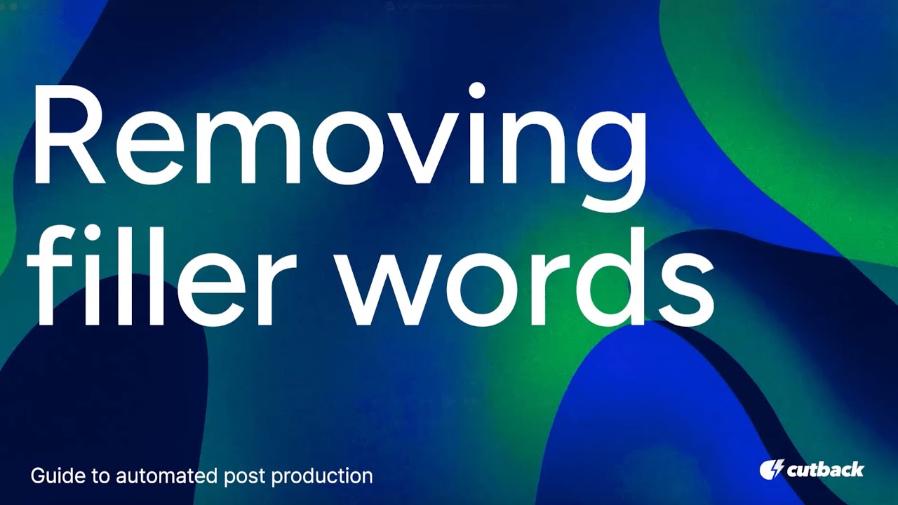 💬 Remove Filler Words in Seconds Using Premiere Pro (2025 Update) | Cutback Tutorial
