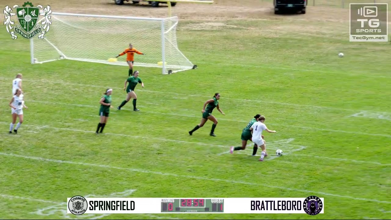 Springfield (2-1-1) vs Brattleboro (2-2) - Girls Varsity Soccer - 11 am - 9/13/25