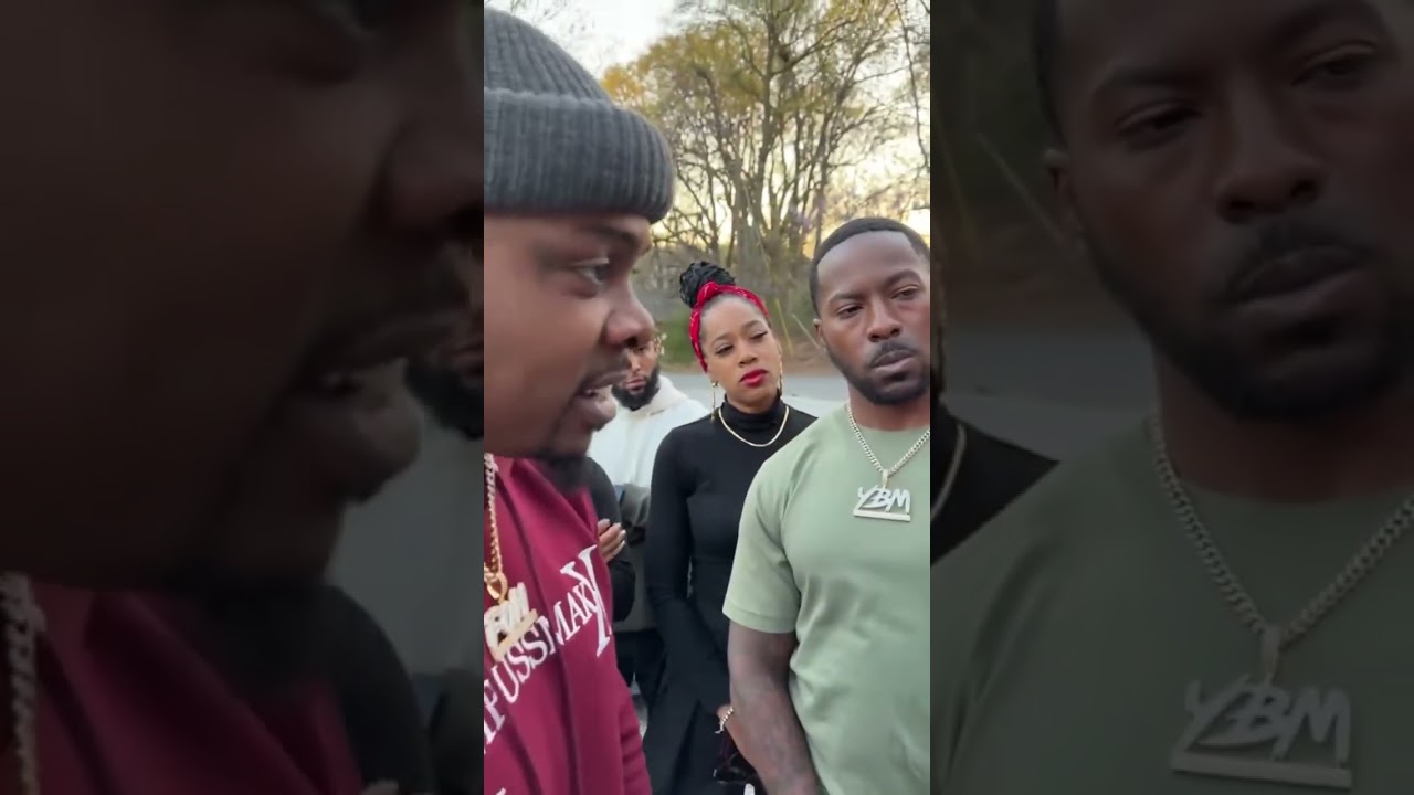D checks Black for putting his hands on Hakeems mother!