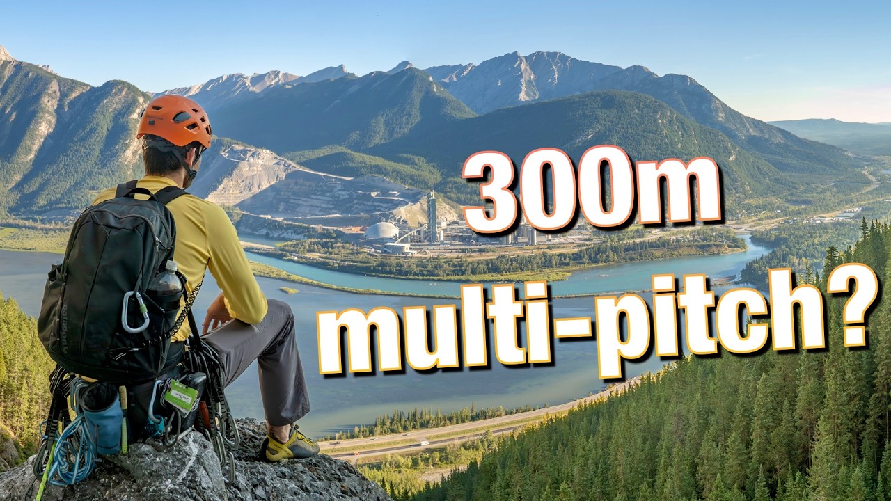 Can sport climbers take on a 300m multi-pitch?  Climbing a 12 pitch line in the Canadian Rockies!