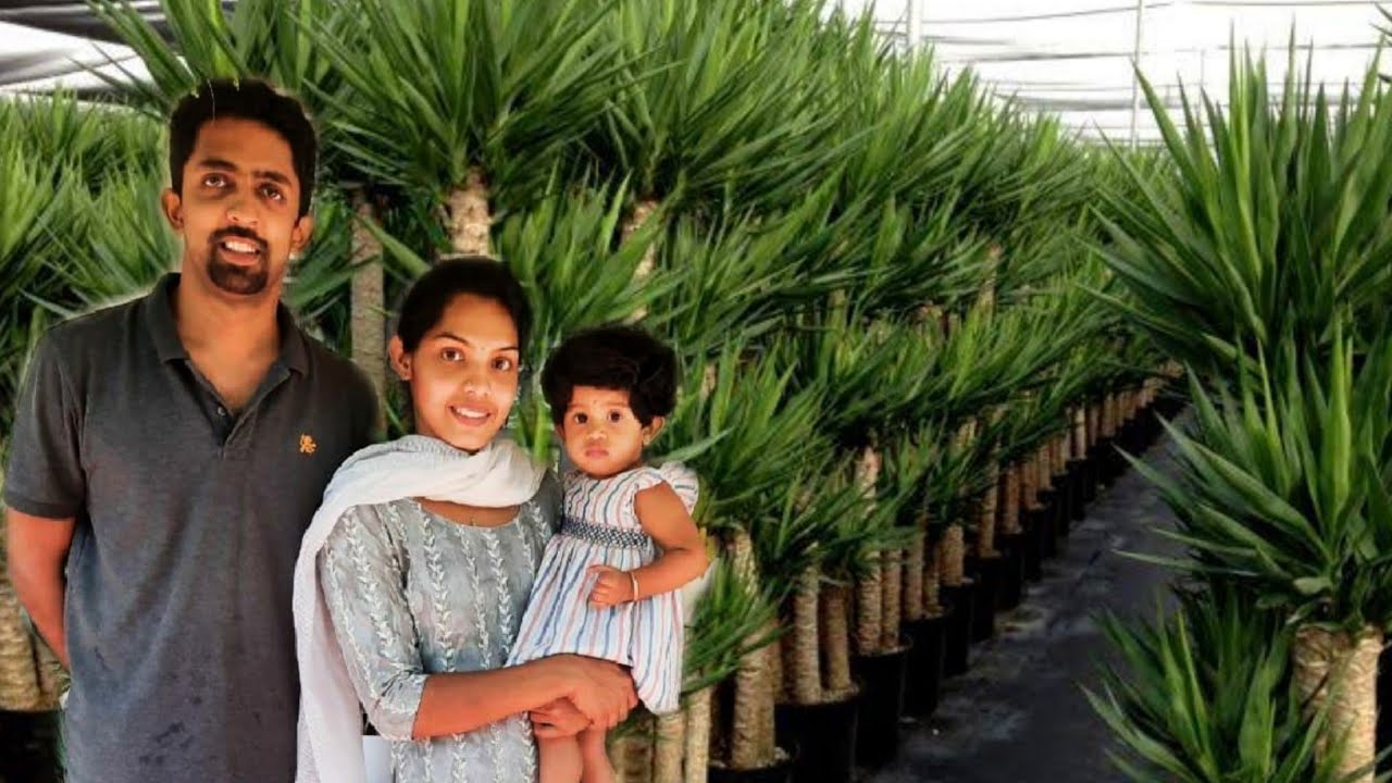 തൃശ്ശൂർ ജില്ലയിലെ യുവ കർഷകയുടെ. ഹോം ഗാർഡൻ||Of a young farmer in Thrissur district. Home Garden